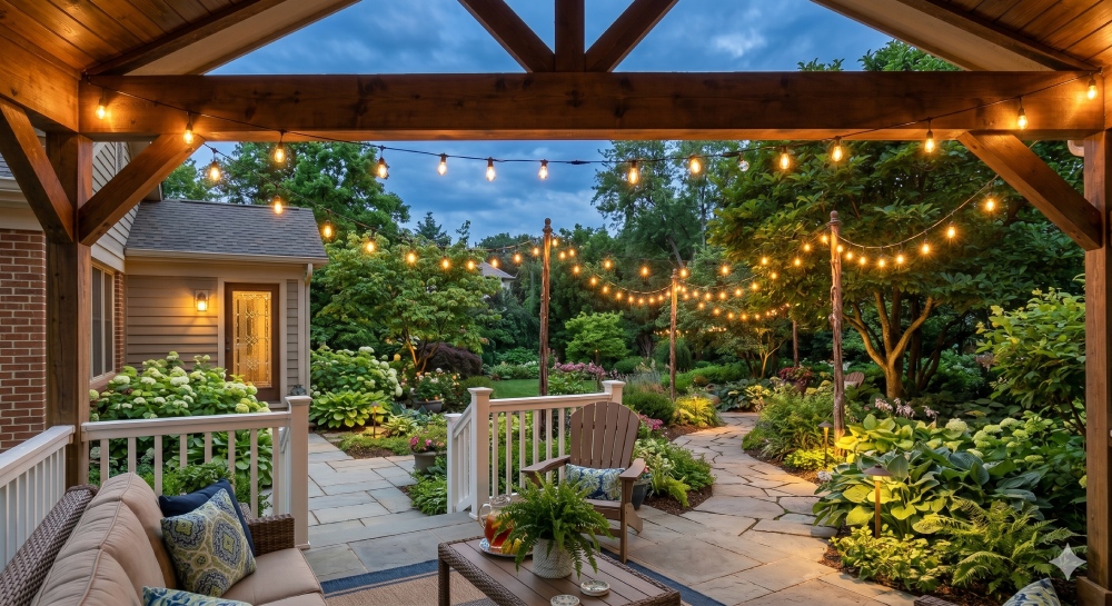 LED Lighting in Garden