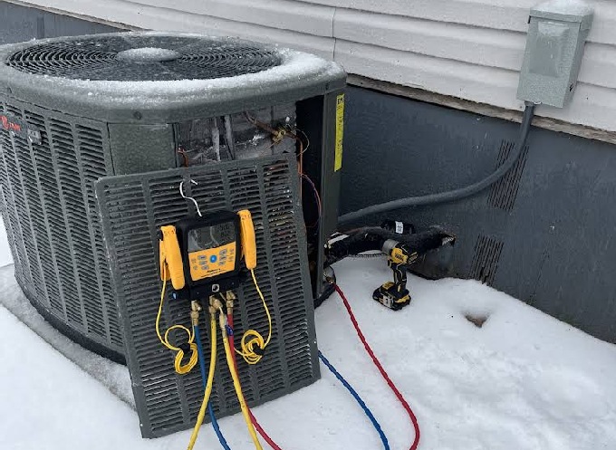 Frozen AC Unit